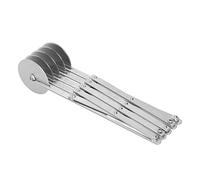 Julihai Pizza en Acier Inoxydable, Outil Diviseur de Pâte avec Plusieurs Roues pour Couper Uniformément les Pâtes, Ustensile de Cuisine (#2)