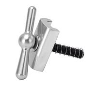 Julihai Poignée de Guidon de Robinet de Vélo Pliante en Alliage D'aluminium pour, Accessoires de Pièces de Vélo à Boucle en C Pliables Durables, Conception Légère pour les Cyclistes (SILVER)