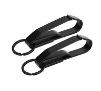 Julihai Porte-clés de Ceinture Clip de Ceinture en Acier Inoxydable avec Porte-clés Clip à Ressort Compact pour Les Agents Correctionnels des Forces de l'ordre Convient aux Ceintures Standard et