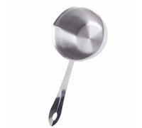 Julihai Pot Chauffant à Lait Tout-en-un en Acier Inoxydable, Idéal pour Chauffer le Lait et Faire des Sirops, Buses à Double Lèvre pour Filtrer les Pâtes, les Bonbons et Faire Fondre le Fromage