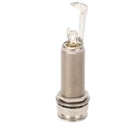Julihai Prise Jack Baril de Guitare Basse, Prise Jack de Sortie en Métal 1/4 Pouces avec Bruit Réduit pour Guitares et Basses électriques (Champagne)
