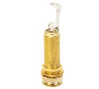 Julihai Prise Jack Baril de Guitare Basse, Prise Jack de Sortie en Métal 1/4 Pouces avec Bruit Réduit pour Guitares et Basses électriques (GOLD)