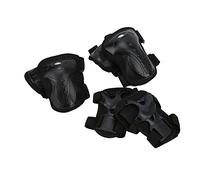 Julihai Protège-genoux, Coudes et Poignets pour Adulte | Coque en PVC Rigide, Mousse de Rembourrage Douce, Sangles Réglables, pour Patinage en Ligne, Roller, Vélo, Trottinettes,