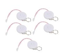 Julihai Règle de Mesure de Poisson Portable Pliable, Outil de Calibrage Précis pour les Voyages de Pêche 5 Pièces