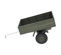Julihai Remorque RC, Pneus en Métal et Conception Pliable pour Voiture P06 RC, avec Accessoires à L'échelle 1:16, y Compris Pont et Pare-Pluie (Green)
