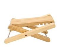 Julihai Repose-pieds de Guitare, Repose-pieds Portable Pliable en Bambou avec Conception Réglable en Hauteur à 4 Positions, pour la Pratique de la Performance de la Guitare et une