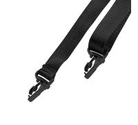 Julihai Sangle de ukulélé, Lanière en Nylon Réglable de 27,9 à 36,6 | Conception à Clipser, Tissu en Nylon Doux et Durable, Compatible avec ukulélé Soprano Concert Ténor, Noir Rose en Option,