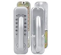 Julihai Serrure Codée par Mot de Passe pour Porte de Bureau, Serrure à Combinaison Mécanique étanche pour Utilisation Intérieure et Extérieure