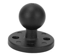 Julihai Support à Bille de 1 Pouce, Base D'adaptateur de Boule en Alliage D'aluminium de qualité Marine avec Boule en Caoutchouc Antidérapante et Plaque Ronde AMPS, pour Bateaux, Camions