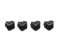 Julihai Support de Liaison en Laiton, 4 Pièces de Poids D'essieu Avant et Arrière RC Crawler avec Revêtement Noir pour SCX10 II AR44, Augmente la stabilité en Montée et Abaisse Le Centre