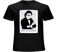 Julio Iglesias Men's I'm a Pirate I'm a Lord Manuela Think About Me T-Shirt Black XXL