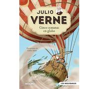 Julio Verne - Cinco semanas en globo (edición actualizada, ilustrada y adaptada)