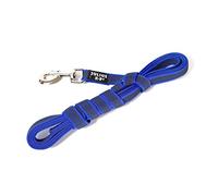 JULIUS K-9 216GM-B-S3 Laisse antidérapante Color & Gray avec poignée, 20 mm x 3 m, Bleu-Gris
