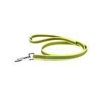 Julius-K9 216GM-NE-1,2HS Laisse antidérapante Color & Gray avec poignée et anneau en O, 20 mm x 1,2 m, Néon-Gris