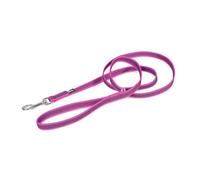Julius-K9 216GM-PN-1,8 Laisse antidérapante Color & Gray avec poignée et anneau en D, 20 mm x 1,8 m, Rose-Gris