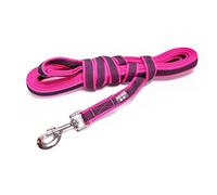 Laisse pour Chien - JULIUS K-9 - Super-Grip - 20 mm x 5 m - Rose/Gris - Extérieur