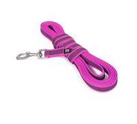 JULIUS K-9 216GM-PN-S5 Laisse antidérapante Color & Gray avec poignée, 20 mm x 5 m, Rose-Gris