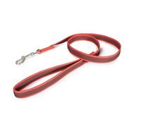 JULIUS K-9 216GM-R-S1 Laisse antidérapante Color & Gray avec poignée, 20 mm x 1 m, Rouge-Gris