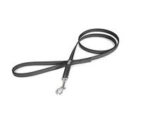 Julius-K9 218GM-1,2 Laisse antidérapante Color & Gray avec poignée, 14 mm x 1,2 m, Noir-Gris