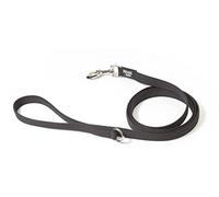 JULIUS K-9 218GM-1,8 Laisse antidérapante Color & Gray avec poignée et Anneau en O, 14 mm x 1,8 m, Noir-Gris