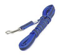 JULIUS K-9 218GM-B-S3 Laisse antidérapante Color & Gray avec poignée, 14 mm x 3 m, Bleu-Gris