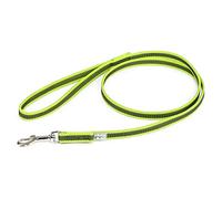 JULIUS K-9 218GM-NE-1,2 Laisse antidérapante Color & Gray avec poignée, 14 mm x 1,2 m, Néon-Gris