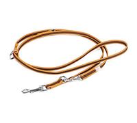 Julius K-9 Laisse 218GM-OR-DP antidérapante, réglable 14 mm x 2,2 m Orange-Gris
