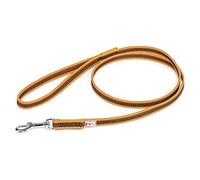 Julius-K9 218GM-OR-1,2 Laisse antidérapante Color & Gray avec poignée, 14 mm x 1,2 m, Orange-Gris