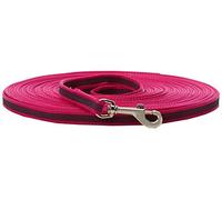 Julius-K9 218GM-PN-DP Laisse antidérapante Color & Gray, réglable, 14 mm x 2,2 m, Rose-Gris