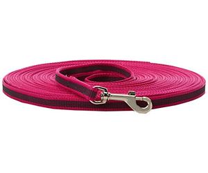 JULIUS K-9 218GM-PN-DP Laisse antidérapante Color & Gray, réglable, 14 mm x 2,2 m, Rose-Gris
