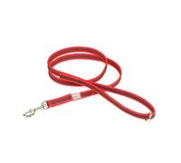 Julius-K9 218GM-R-1,2HS Laisse antidérapante Color & Gray avec poignée et anneau en O, 14 mm x 1,2 m, Rouge-Gris