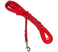 JULIUS K-9 218GM-R-S10 Laisse antidérapante Color & Gray avec poignée, 14 mm x 10 m, Rouge-Gris