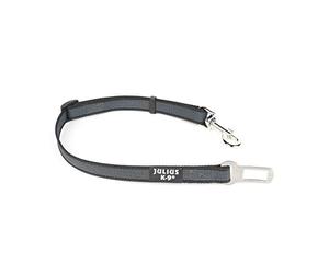 JULIUS K-9 Adaptateur pour ceinture de sécurité de voiture pour chiens, Taille: 2, Noir-Gris