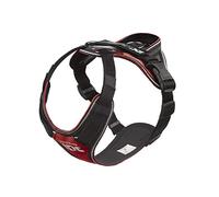 JULIUS K-9, Harnais IDC Longwalk, Rouge-Gris, Taille: S