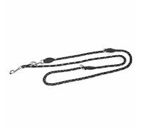 Julius-K9 Laisse ajustable IDC en corde de nylon résistante, 12 mm x 2,2 m, Noir fluorescent