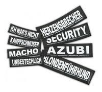 JULIUS K-9 Patchs Interchangeables, 1 paire, KNUTSCHKUGEL, Taille: Grand, Noir