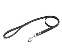 JULIUS K-9 Correa IDC Color and Gray, Noir-Gris, 14 mm x 1,2 m avec anneau en O