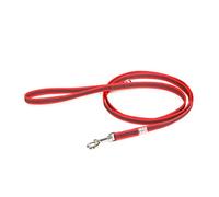 JULIUS K-9 Correa IDC Color and Gray, Rouge-Gris, 14 mm x 1,8 m avec anneau en O