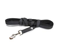 Julius-K9 218GM-S5 Laisse antidérapante Color & Gray avec poignée, 14 mm x 5 m, Noir-Gris