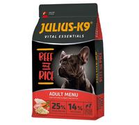 Julius-K9 Beef & Rice 12kg - Aliment pour chiens adultes - Croquettes hautement digestibles à base de bœuf - Toutes races