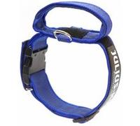 JULIUS K-9 Collier Color & Gray avec poignée, Fermeture de sécurité et Logo, 50 mm (49-70 cm), Bleu-Gris
