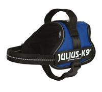 Julius-K9® Harnais de puissance® Bébé 1-Mini 51-67 cm/28 mm bleu