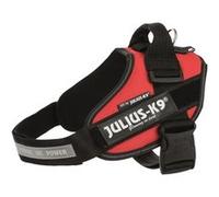 JULIUS K9 Harnais Power IDC 0-M-L : 58-76 cm - 40 mm - Rouge - Pour chien Rouge G