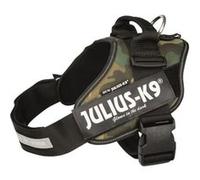JULIUS K9 Harnais Power IDC 1-L : 63-85 cm - 50 mm - Camouflage - Pour chien Multicolore G