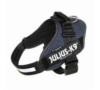 JULIUS K9 Harnais Power IDC 2-L-XL : 71-96 cm - 50 mm - Bleu jean - Pour chien