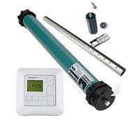 JULIUS MAYER Moteur Tubulaire De Volet Roulant JM45-150 (15Nm SW60) & jarolift Sevenlogic Comfort & SW60 Kit Pour Nouvelle Construction D'arbres Jusqu'à 120 cm