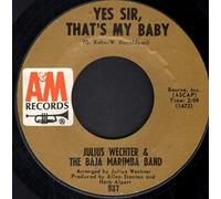 JULIUS WECHTER & BAJA MARIMBA BAND - brasilia / yes sir, that's my baby 45 rpm single
