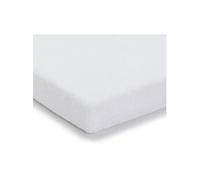 julius zöllner 8300113100 - drap housse tissu éponge lit enfant, taille: 60 x 120 cm/70 x 140cm, couleur: blanc