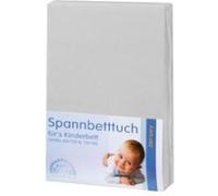 JULIUS ZÖLLNER - 8320147510 - DRAP-HOUSSE JERSEY POUR LE LIT BÉBÉ - GRIS CLAIR - 60/120 CM - 70/140 CM Gris G