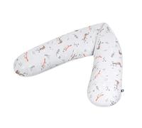Julius Zöllner Coussin d'allaitement classique d'env. 190 cm - Garnissage : 42 litres de microbilles EPS - Fabriqué en Allemagne - Housse 100% coton - Certifié Oeko-Tex Standard 100 - Woodlife
